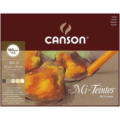 Canson Mi-Tientes 5 Toprak Renk 160gr Pastel Blok 30 Sayfa 32x41cm