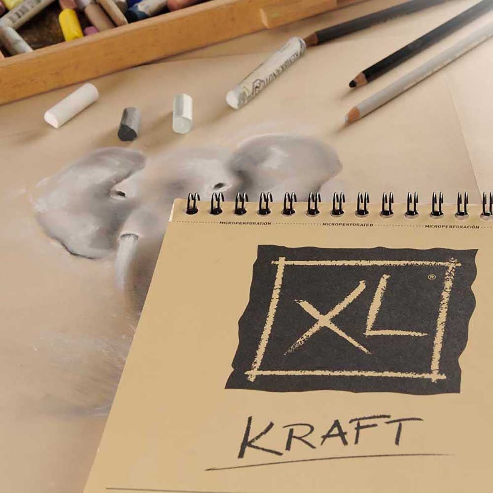 Canson XL Kraft Sketch Spiral Pad 90gr Spiralli Çizim Blok 60 Sayfa A4 (21x29.7cm)