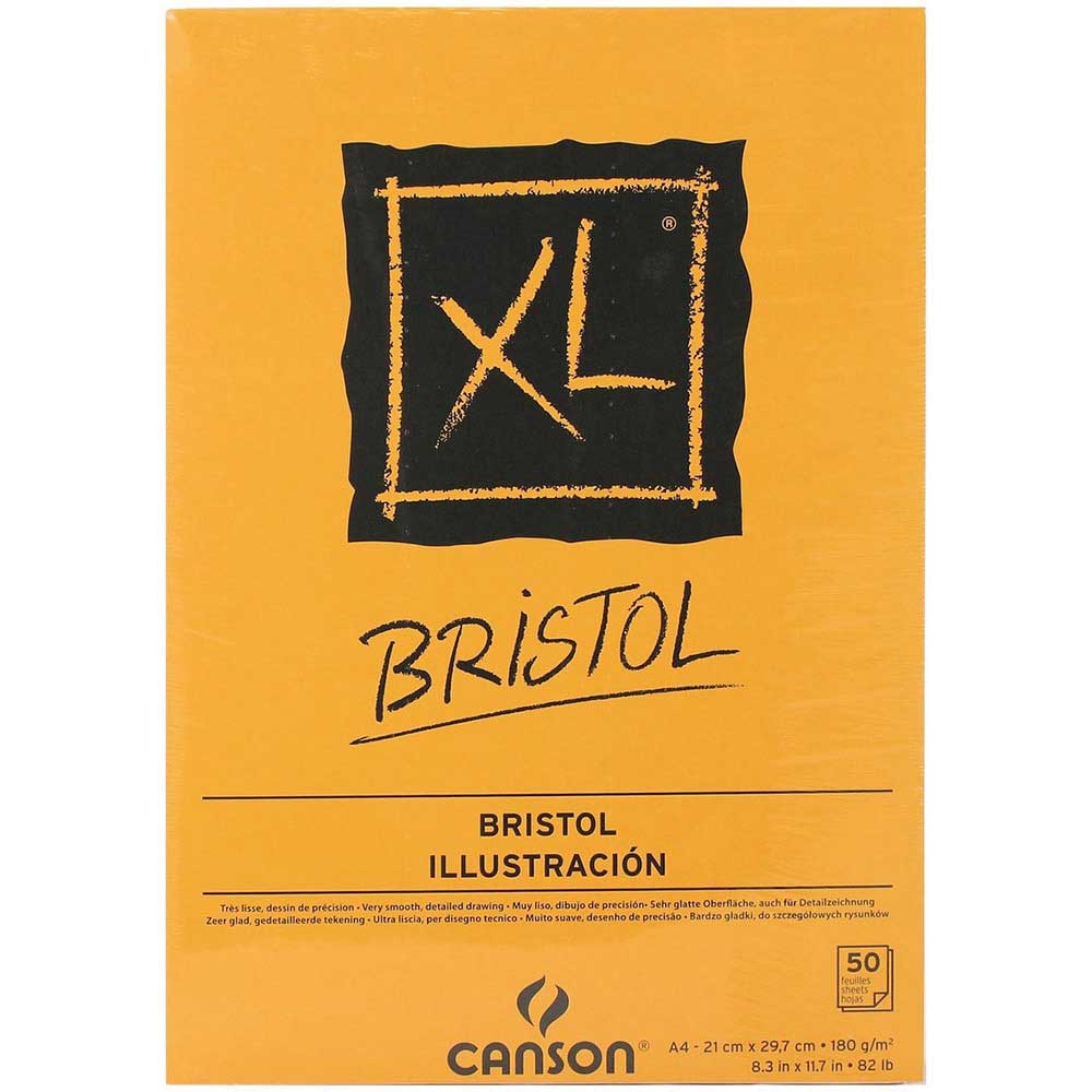 Canson XL Bristol Blok 180gr Markör Blok 50 Sayfa A4(21x29.7cm)