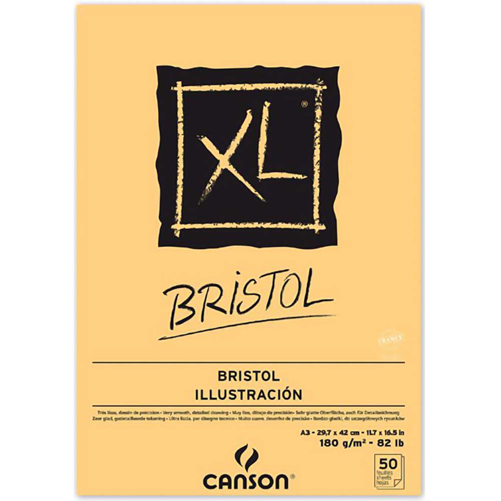 Canson XL Bristol Blok 180gr Markör Blok 50 Sayfa A3(29.7x42cm)