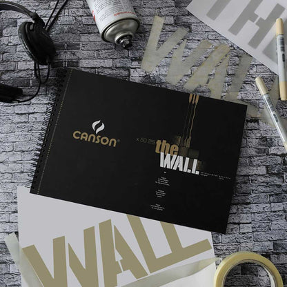 Canson The Wall 220gr Spiralli Sprey Blok 30 Sayfa A4 (21x29.7cm)