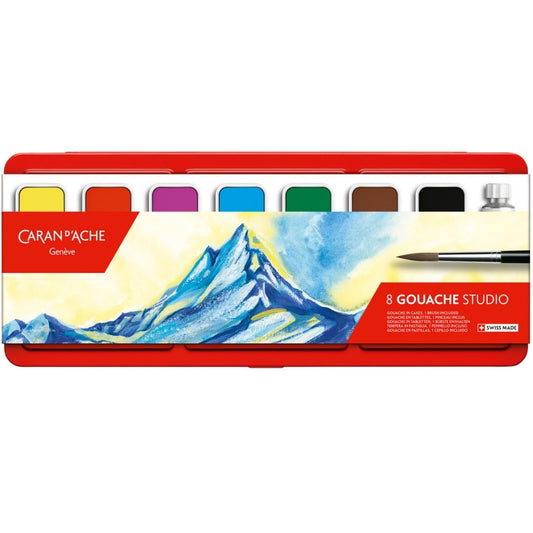 Caran d'Ache Gouache Studio 8'li Set