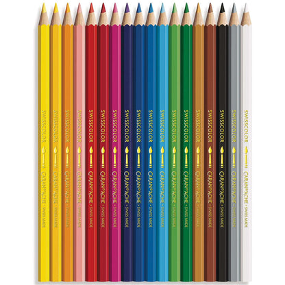 Caran d'Ache Swisscolor Boya Kalemi Seti 18 Renk (metal kutulu)