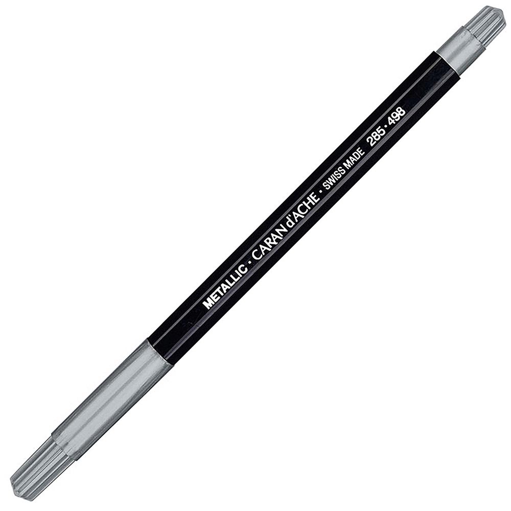 Caran d'Ache Metallic Keçeli Boya Kalemi Silver 498