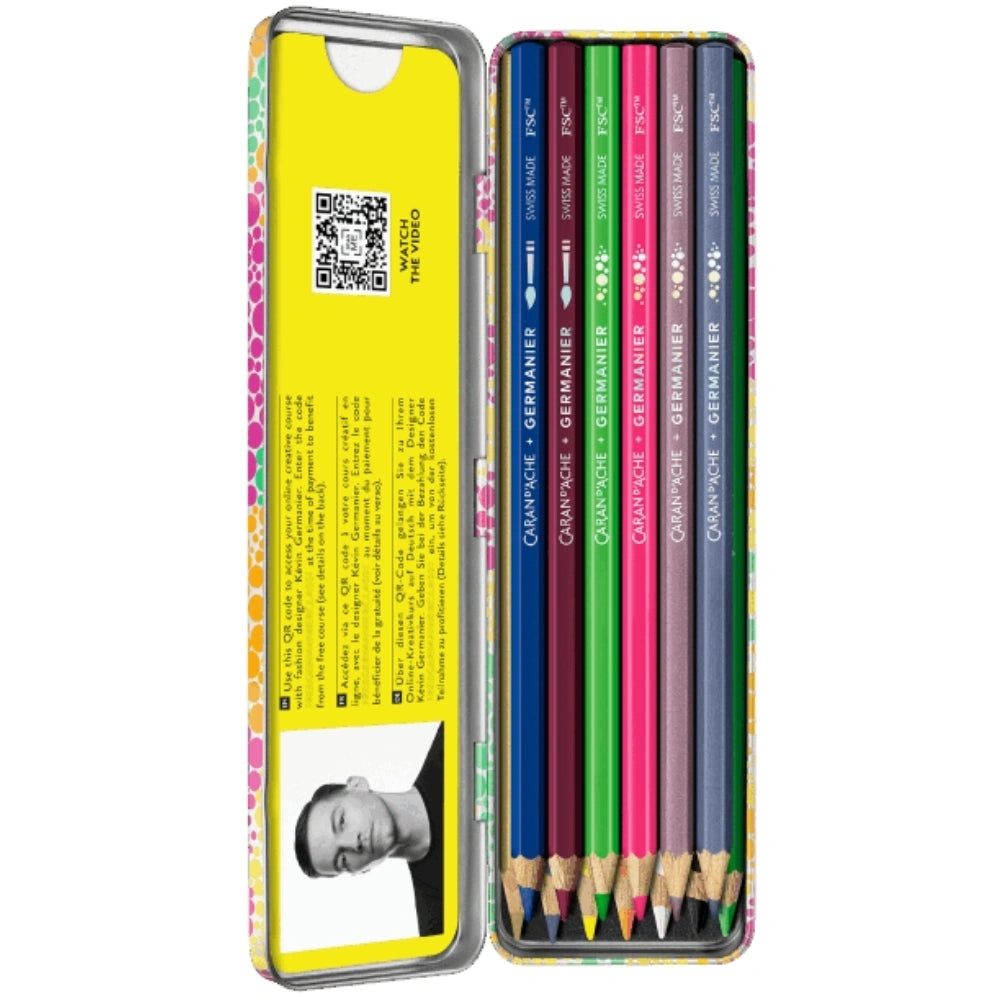 Caran d'Ache Germanier Renkli Kalem Seti - Special Edition