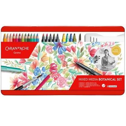 Caran d'Ache Mixed Media Botanical Set