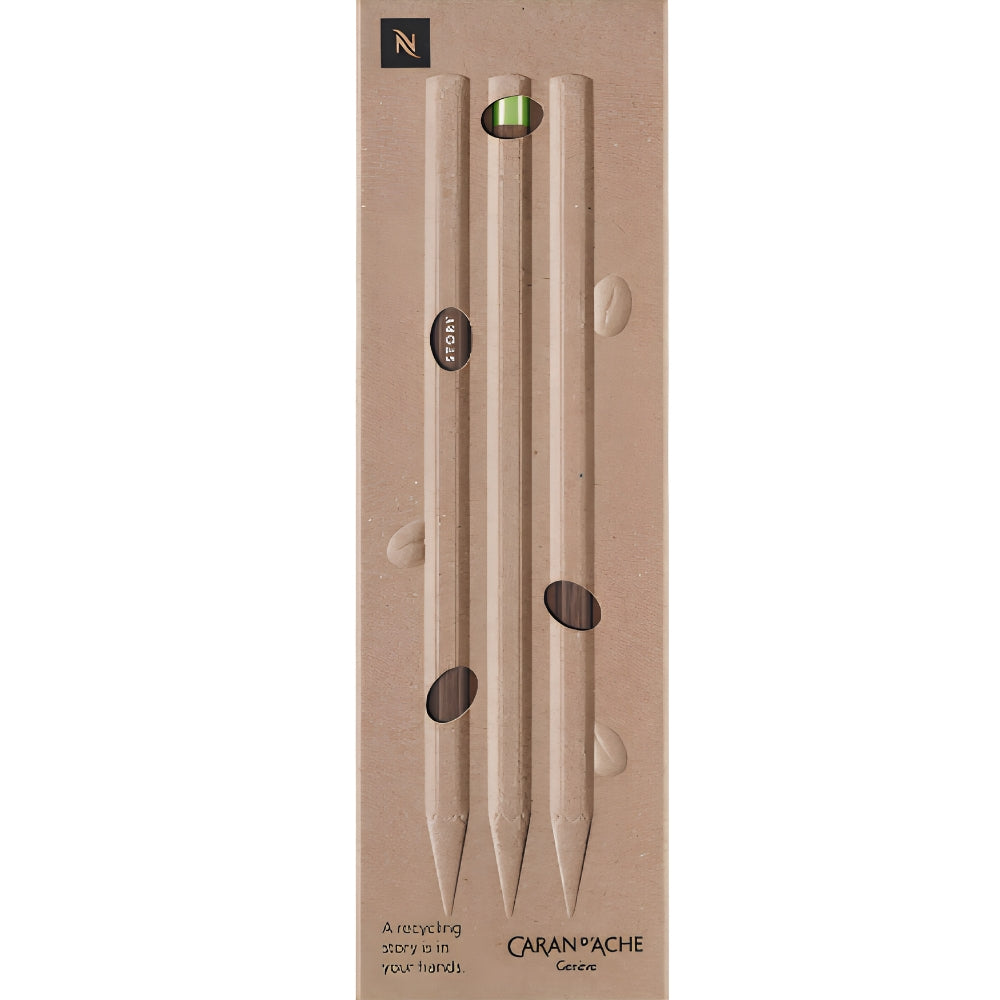 Caran d'Ache Swiss Wood Pencils Set of 3 Nespresso