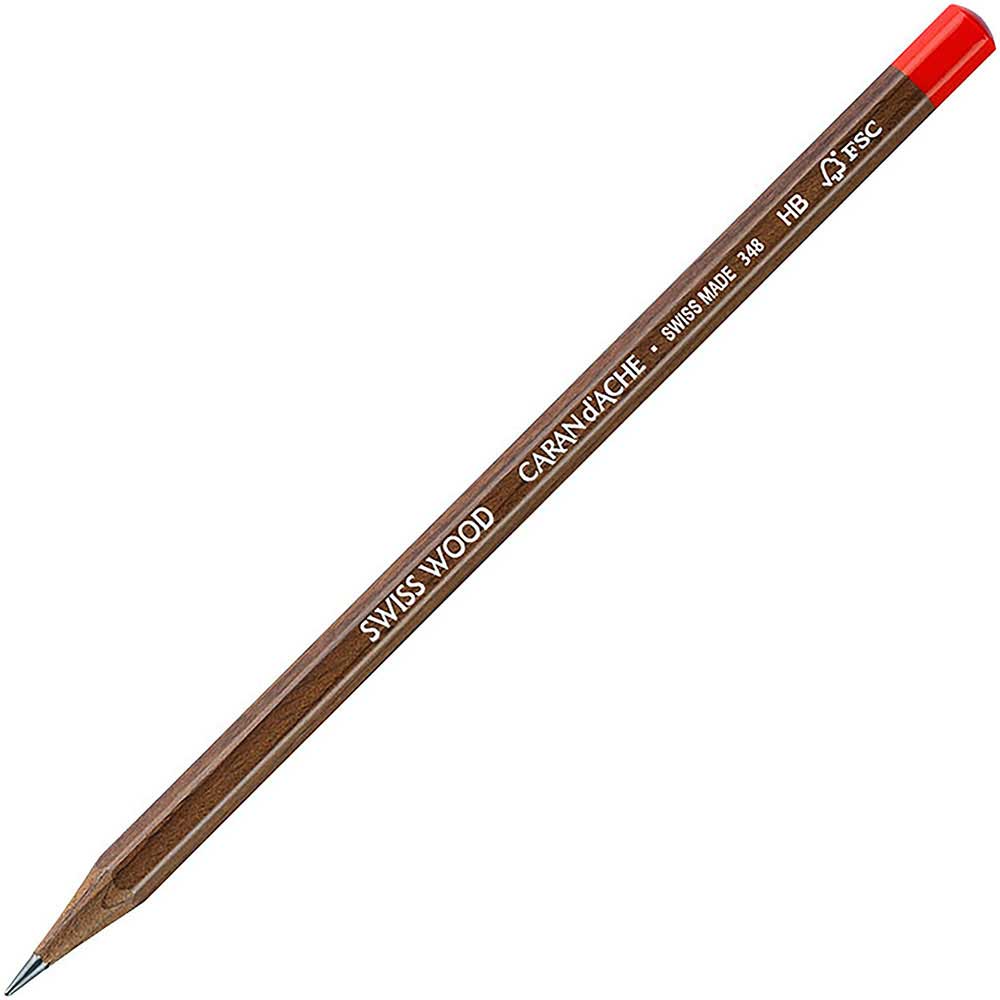Caran d'Ache Swiss Wood Kurşun Kalem HB
