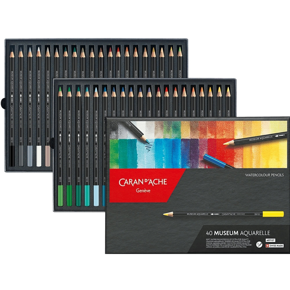 Caran d'Ache Museum Aquarelle 40'lı Set (karton kutulu)