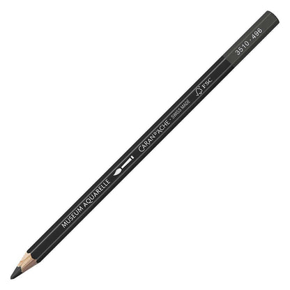 Caran d'Ache Museum Aquarelle Ivory Black 496