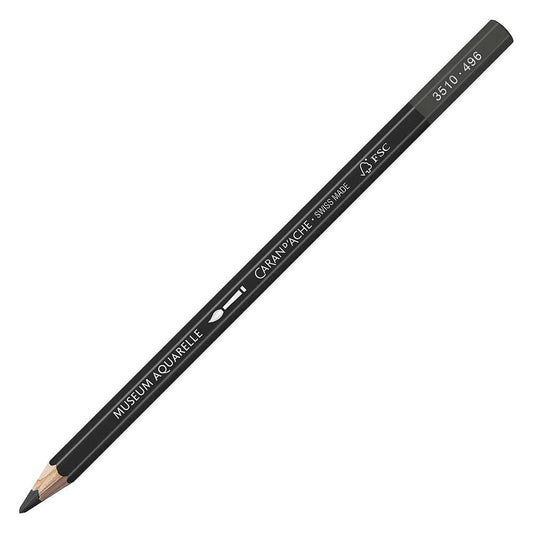 Caran d'Ache Museum Aquarelle Ivory Black 496