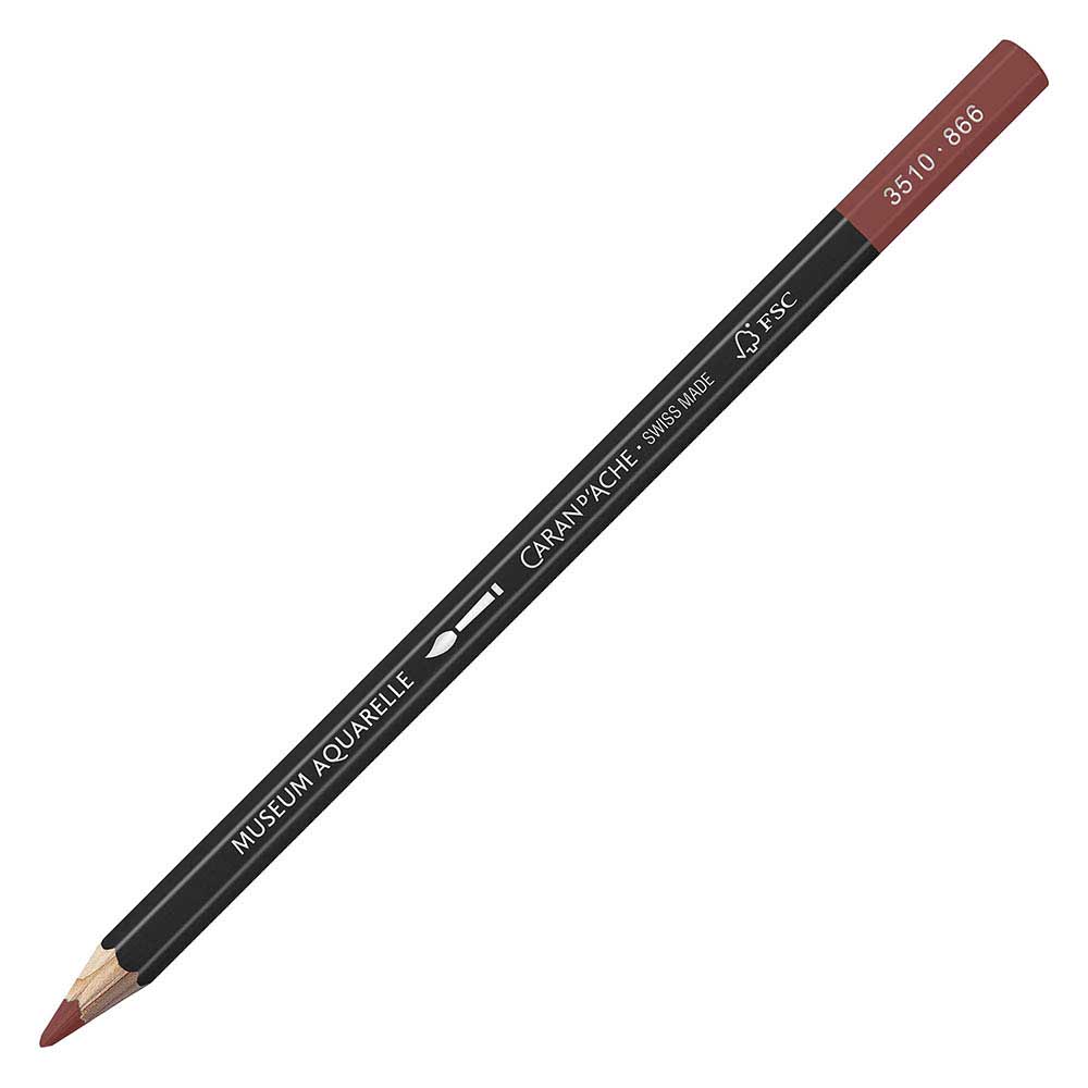 Caran d'Ache Museum Aquarelle Burnt Sienna 50% 866