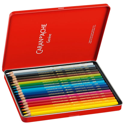 Caran d'Ache Supracolor Soft 18'li Set (Sulu Boya Kalemi)