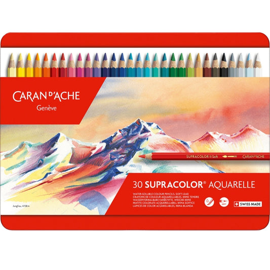 Caran d'Ache Supracolor Soft 30'lu Set (Sulu Boya Kalemi)