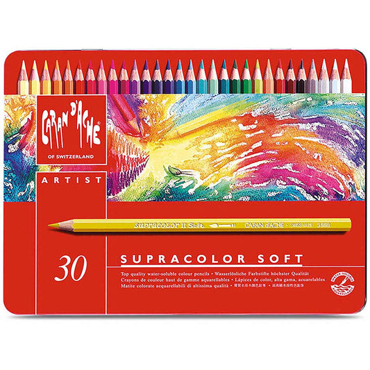 Caran d'Ache Supracolor Soft 30'lu Set (Sulu Boya Kalemi)