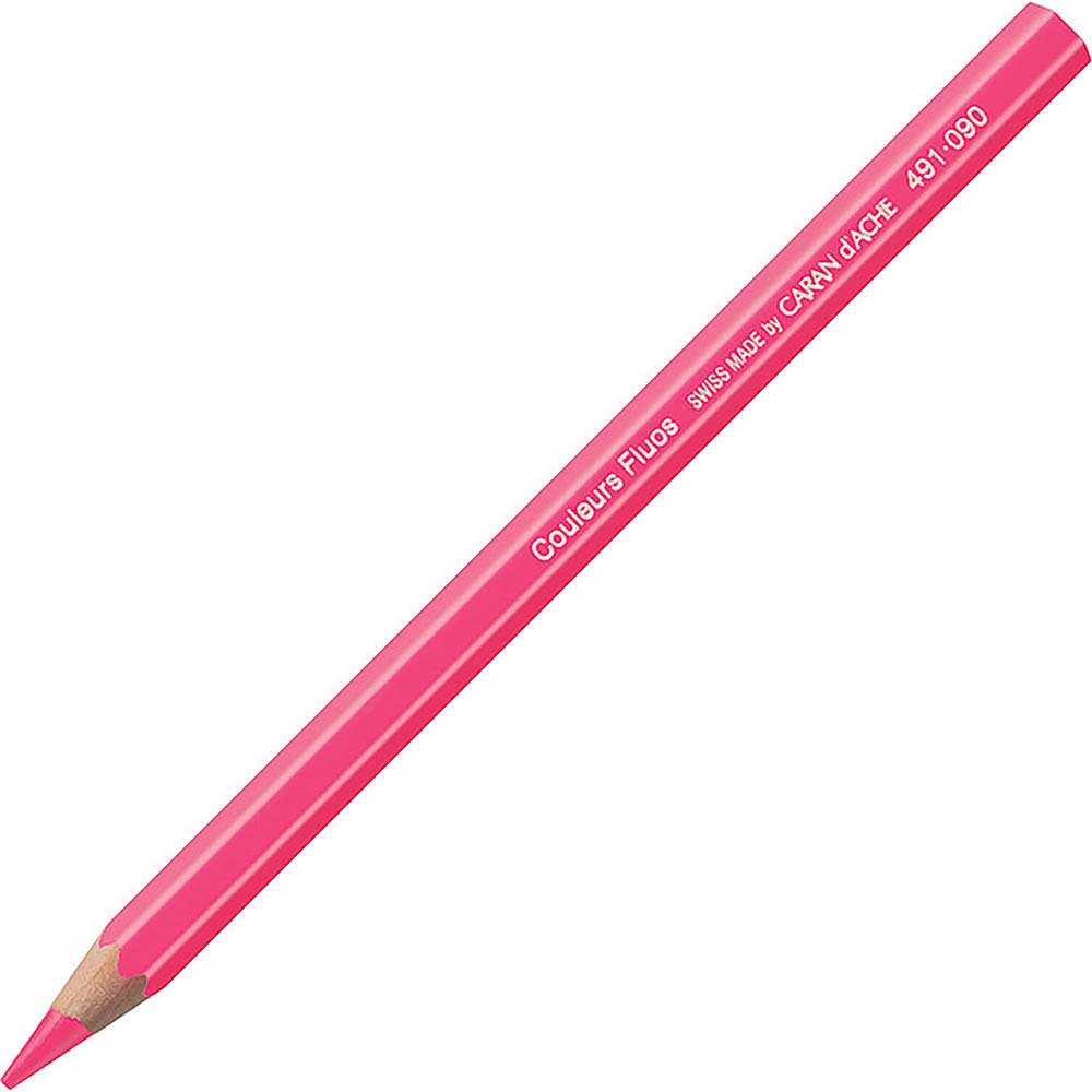 Caran d'Ache Maxi Fluo 6mm Pink 090