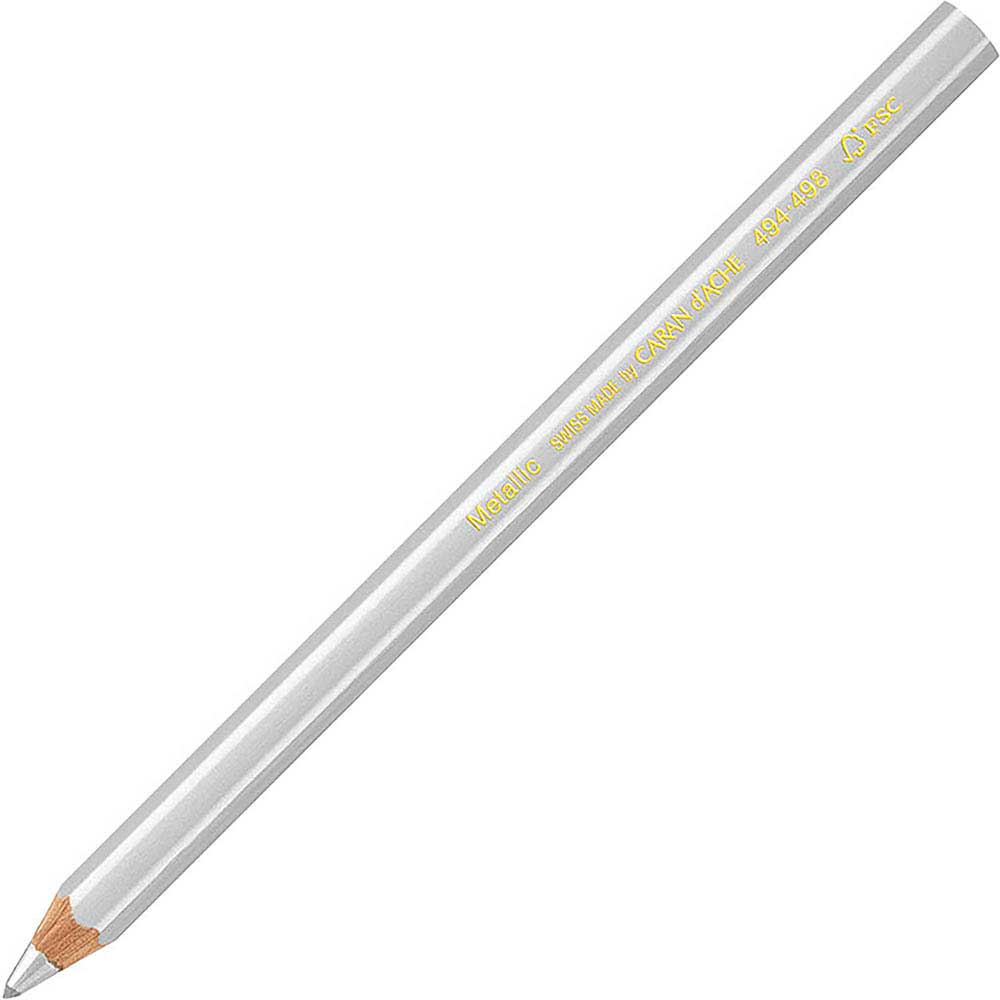 Caran d'Ache Maxi Metallic 5.5mm Silver 498