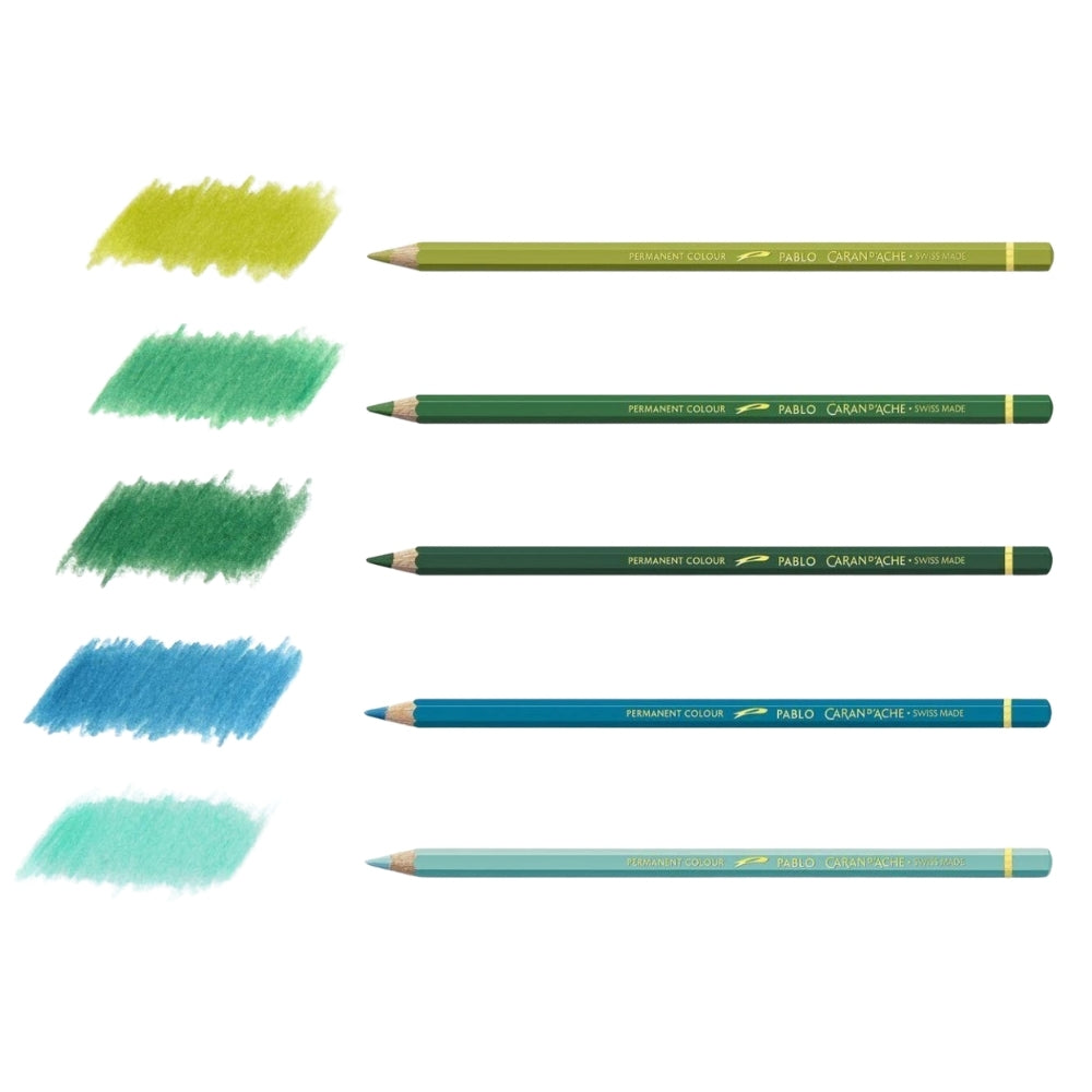 Caran d'Ache Pablo 12'li Set (Kuru Boya Kalemi)