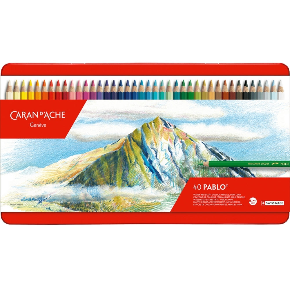 Caran d'Ache Pablo 40'lı Set (Kuru Boya Kalemi)