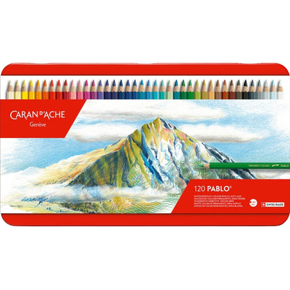 Caran d'Ache Pablo 120'li Set (Kuru Boya Kalemi)