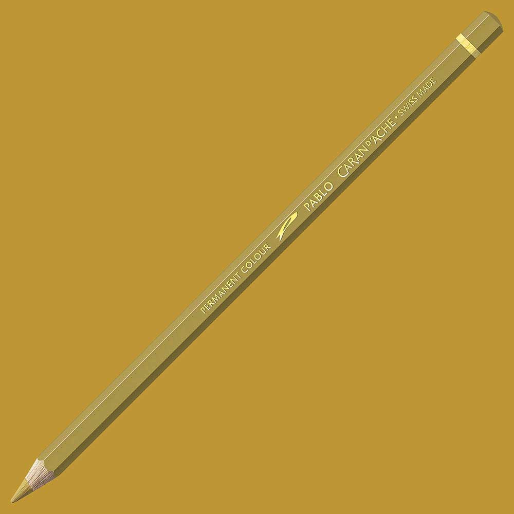 Caran d'Ache Pablo Green Ochre 025
