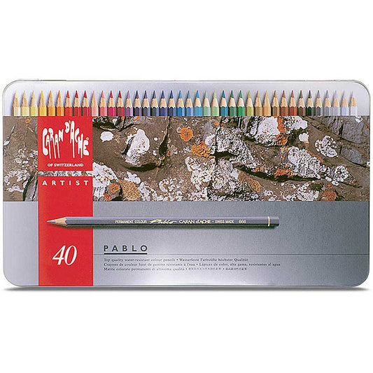 Caran d'Ache Pablo 40'lı Set (Kuru Boya Kalemi)