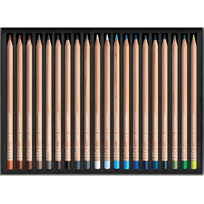 Caran d'Ache Luminance 6901 40'lı Set (Yumuşak Kuru Boya Kalemi)