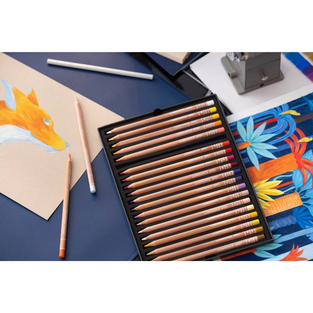 Caran d'Ache Luminance 6901 20'li Set Portrait (Karton Kutulu)