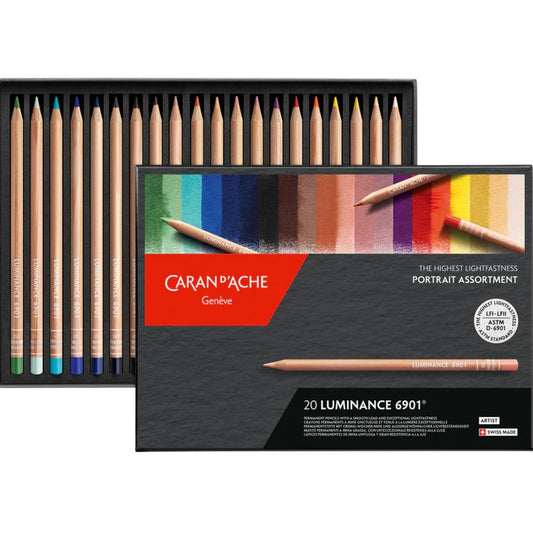 Caran d'Ache Luminance 6901 20'li Set Portrait (Karton Kutulu)