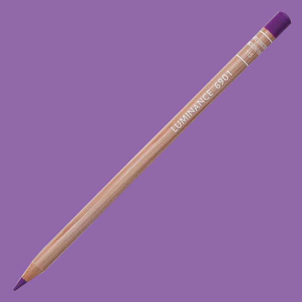 Caran d'Ache Luminance 6901 Quinacridone Purple 115