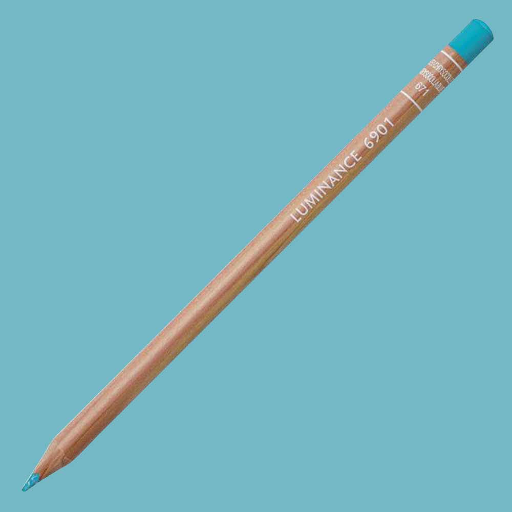 Caran d'Ache Luminance 6901 Chrysocolla Blue 671