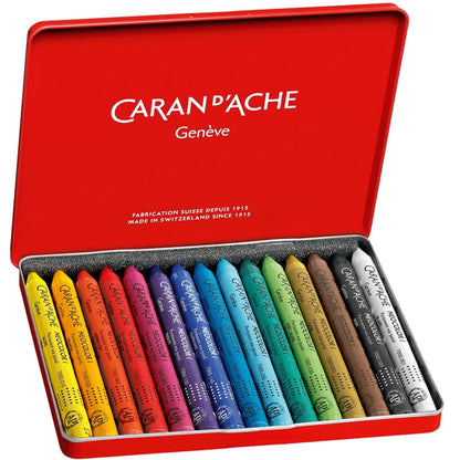 Caran d'Ache Neocolor I 15'li Set (metal kutulu)