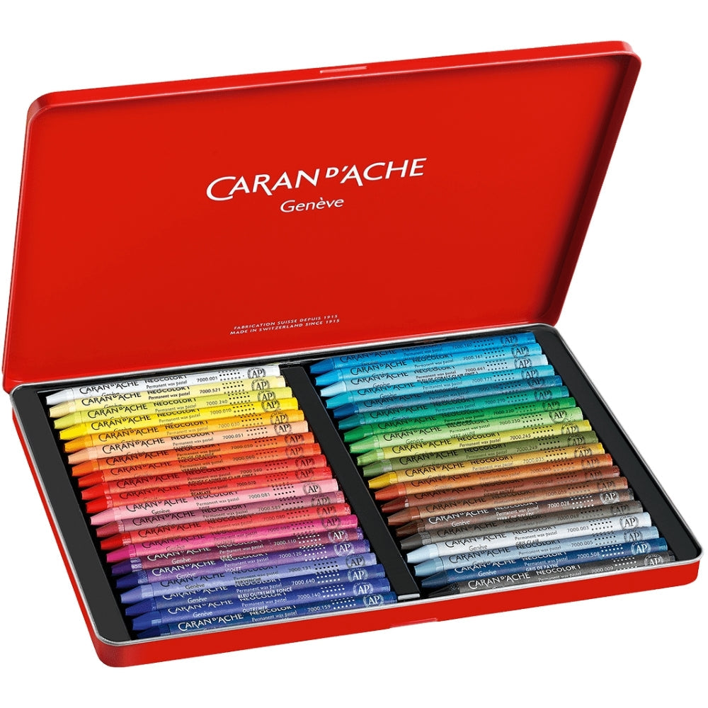 Caran d'Ache Neocolor I 40'lı Set (metal kutulu)