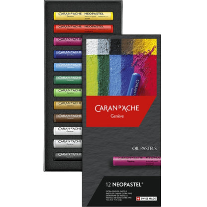 Caran d'Ache Neopastel Yağlı Pastel 12'li Set