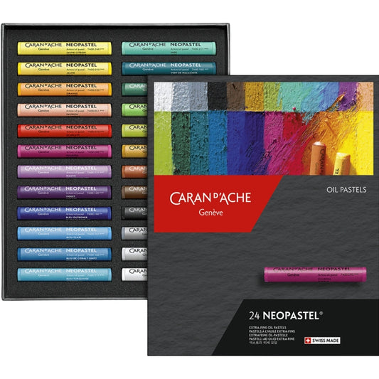 Caran d'Ache Neopastel Yağlı Pastel 24'lü Set