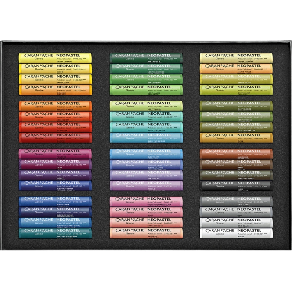 Caran d'Ache Neopastel Yağlı Pastel 48'li Set
