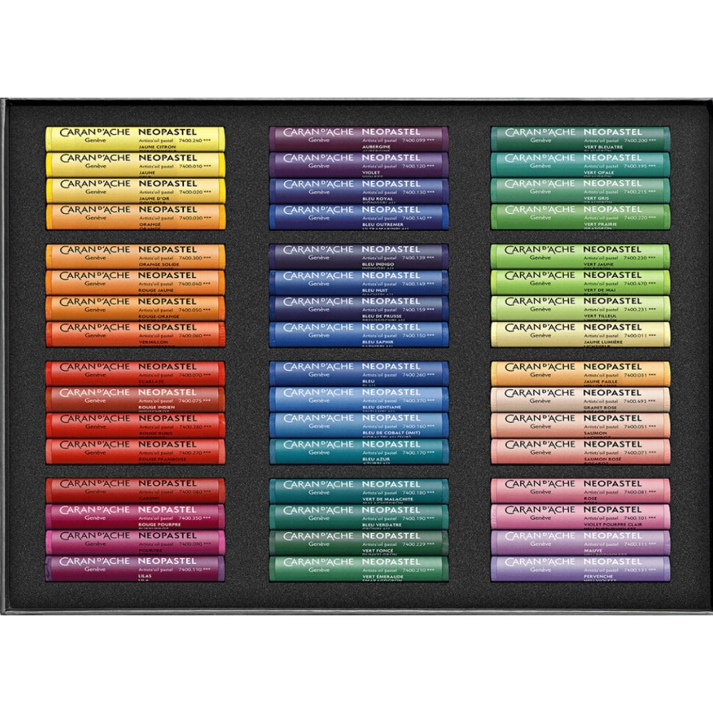 Caran d'Ache Neopastel Yağlı Pastel 96'lı Set