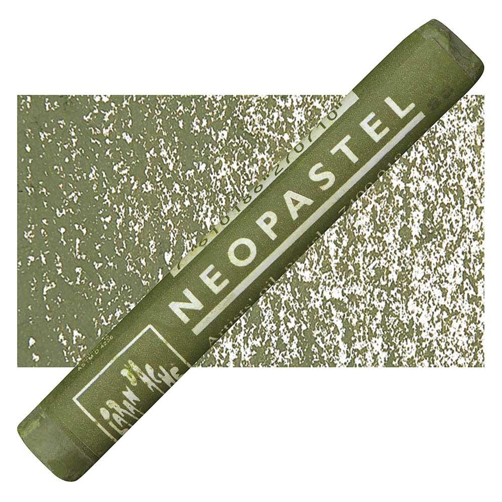Caran d'Ache Neopastel Olive Green 018