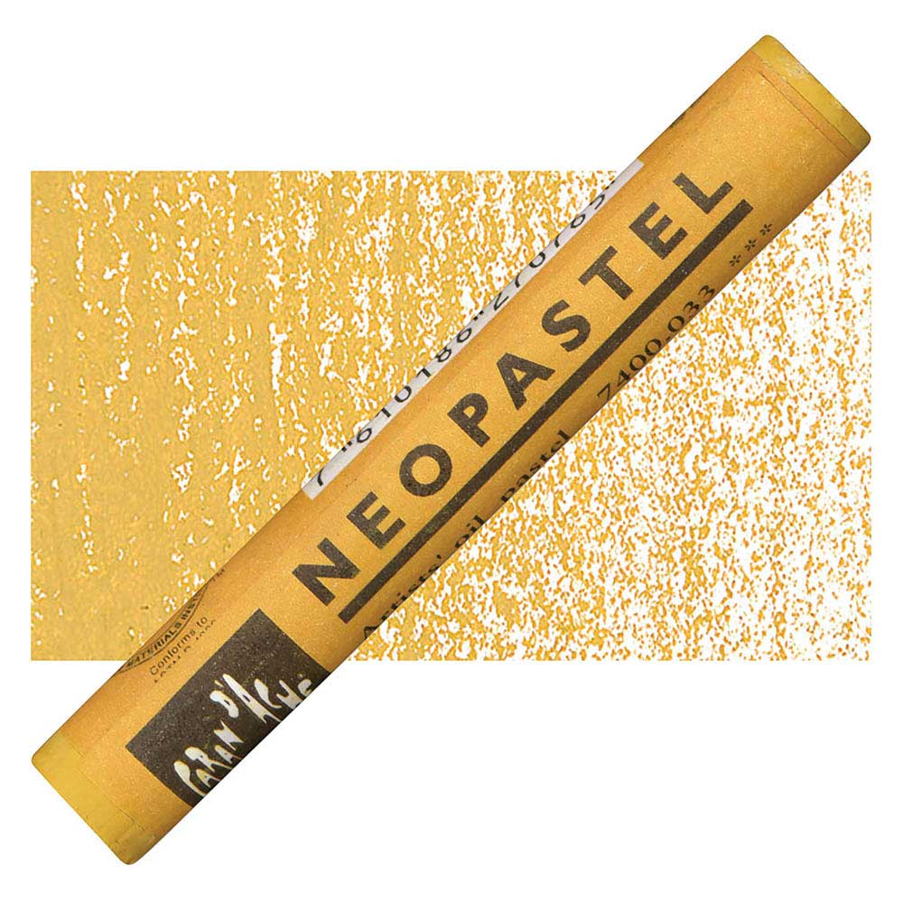 Caran d'Ache Neopastel Golden Ochre 033
