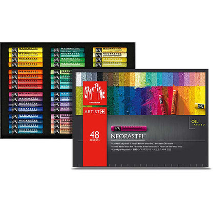 Caran d'Ache Neopastel Yağlı Pastel 48'li Set