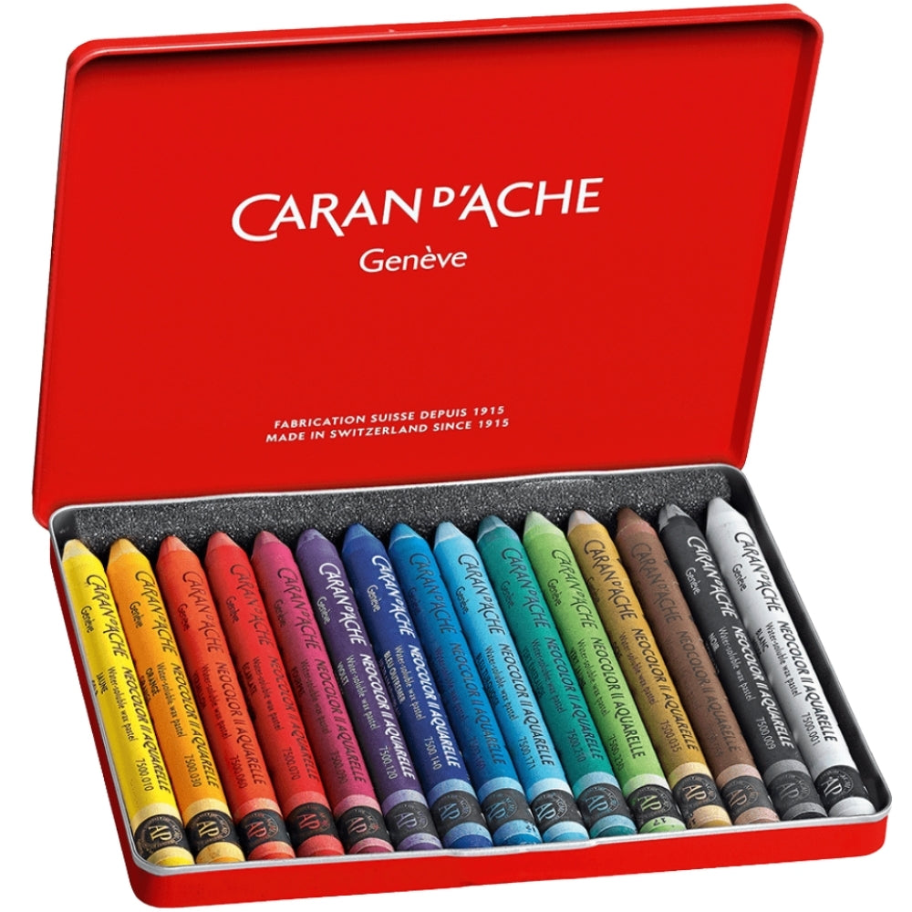 Caran d'Ache Neocolor II Aquarelle 15'li Set