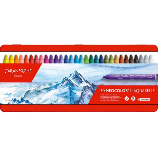 Caran d'Ache Neocolor II Aquarelle 30'lu Set