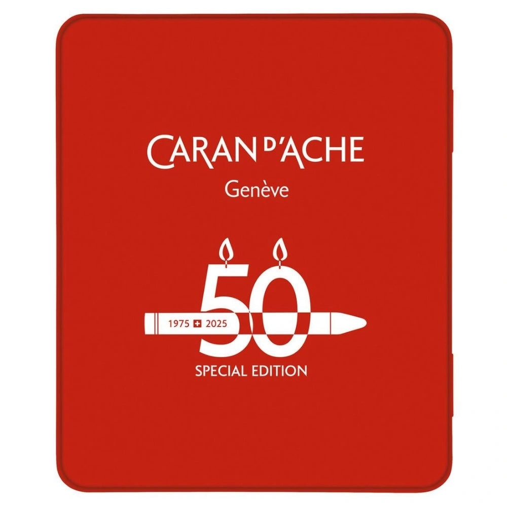Caran d'Ache Neocolor II 10'lu Set Dark 50.Yıl (Metal Kutu)