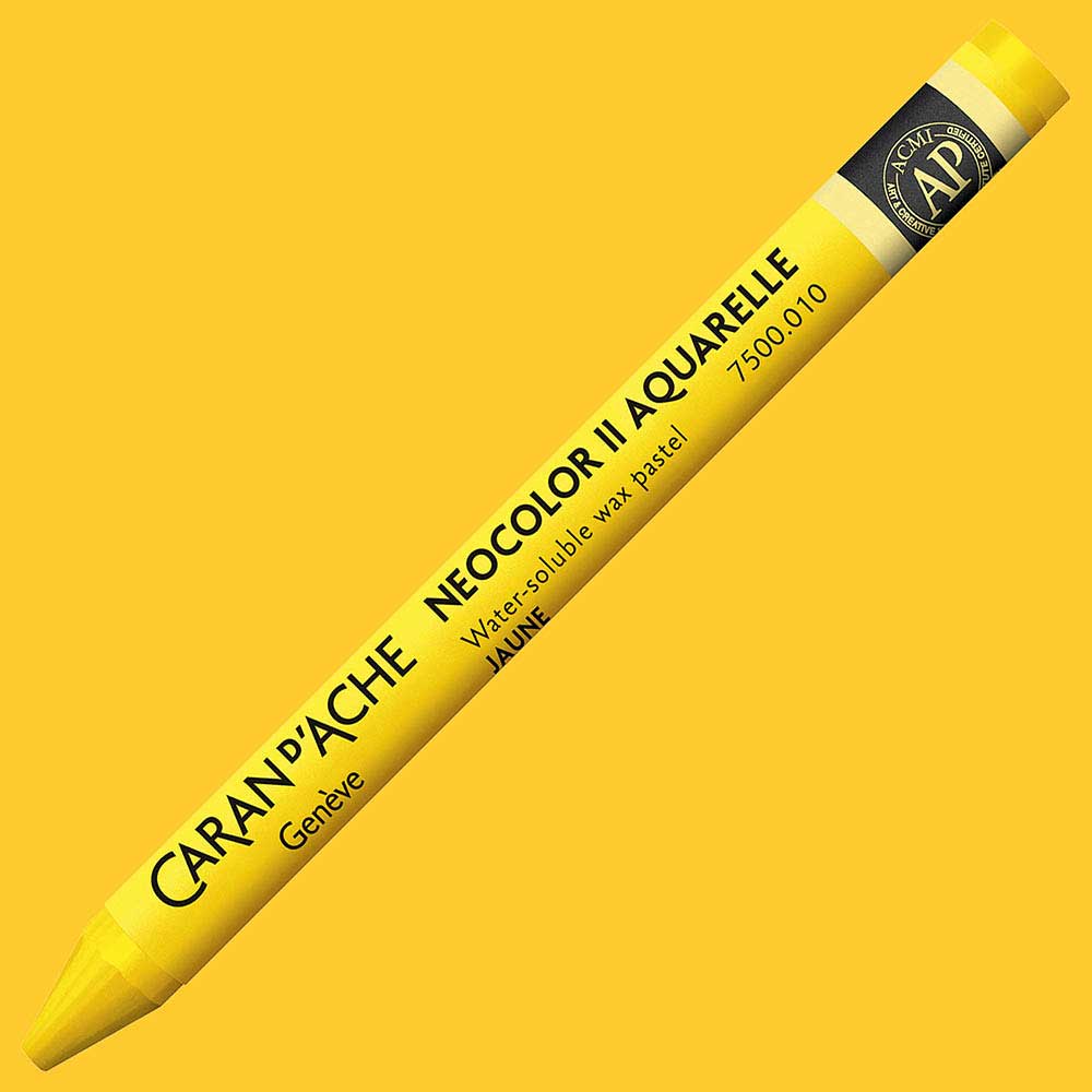 Caran d'Ache Neocolor II Aquarelle Yellow 010
