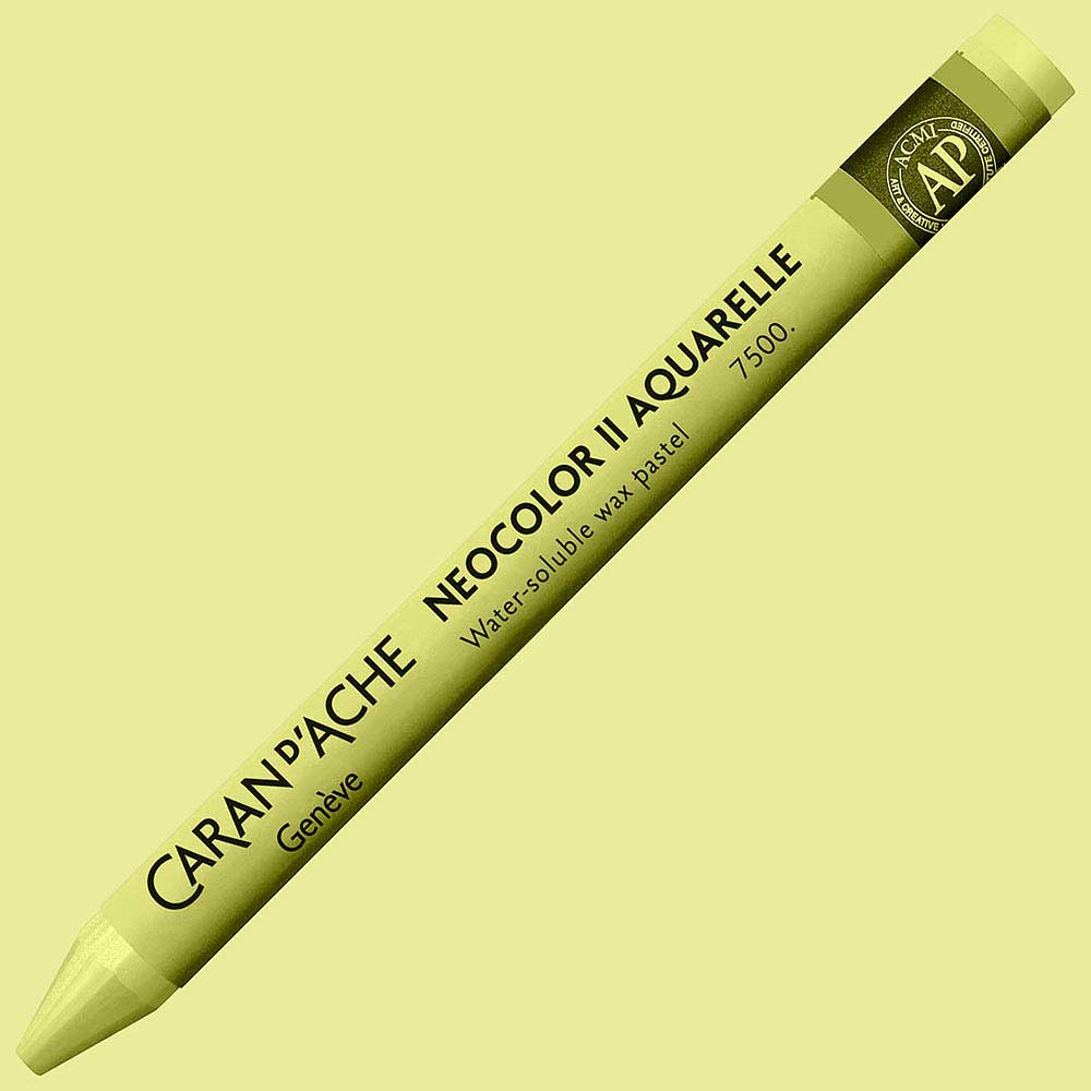 Caran d'Ache Neocolor II Aquarelle Pale Yellow 011