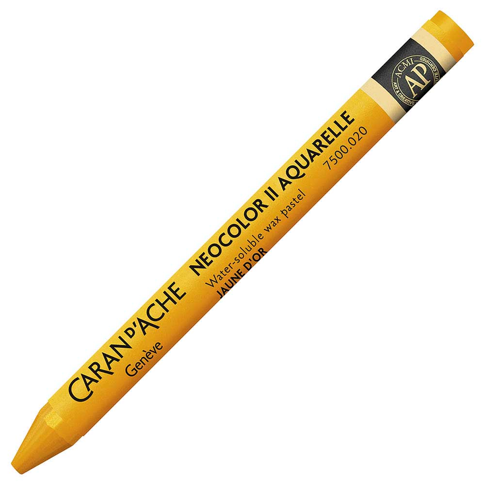 Caran d'Ache Neocolor II Aquarelle Gold Yellow 020
