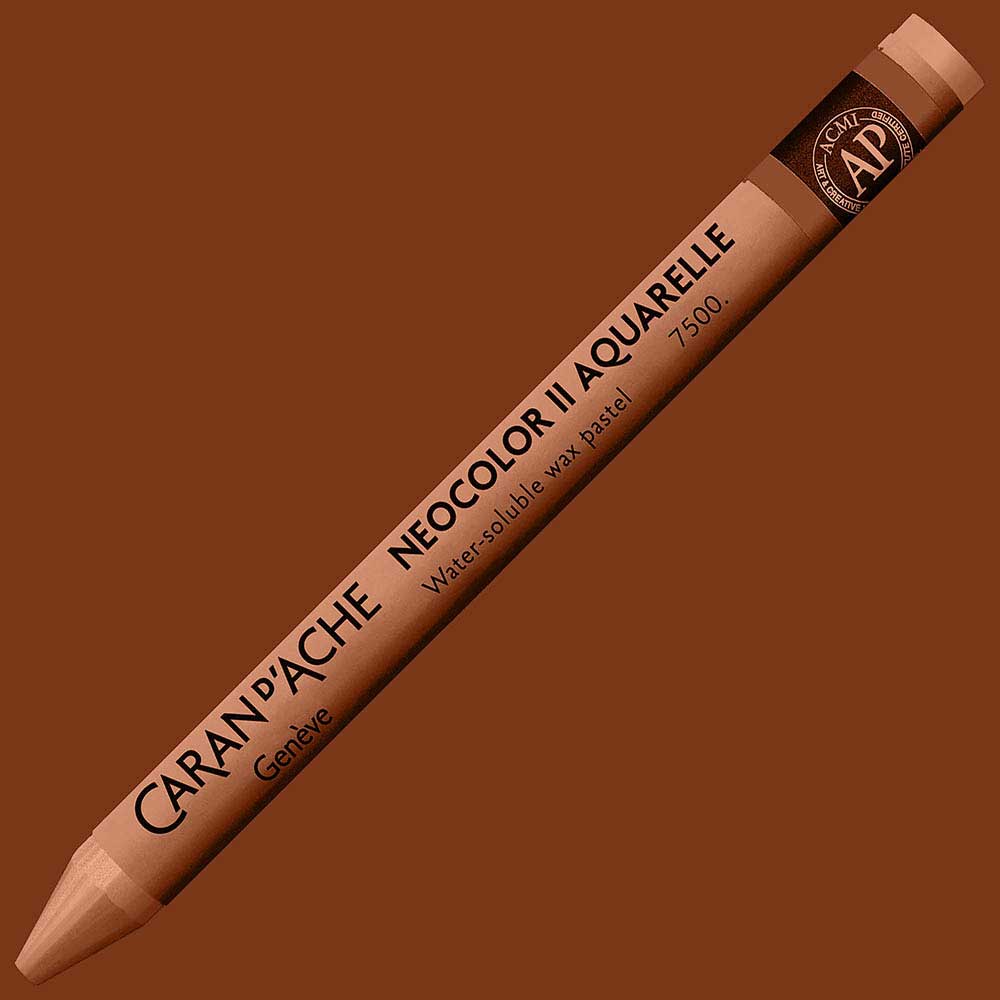 Caran d'Ache Neocolor II Aquarelle Toledo Brown 028
