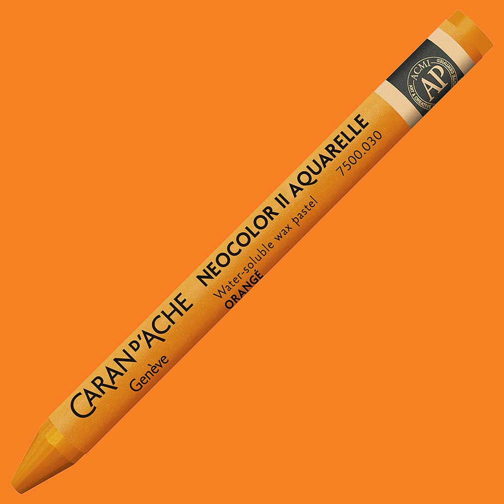 Caran d'Ache Neocolor II Aquarelle Orange 030