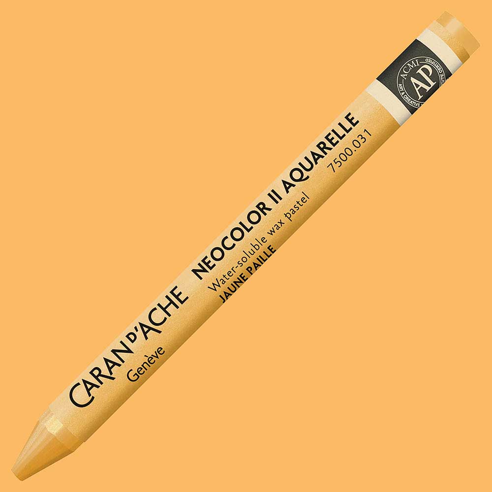 Caran d'Ache Neocolor II Aquarelle Orangish Yellow 031