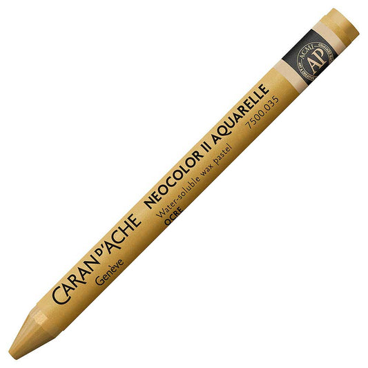 Caran d'Ache Neocolor II Aquarelle Ochre 035